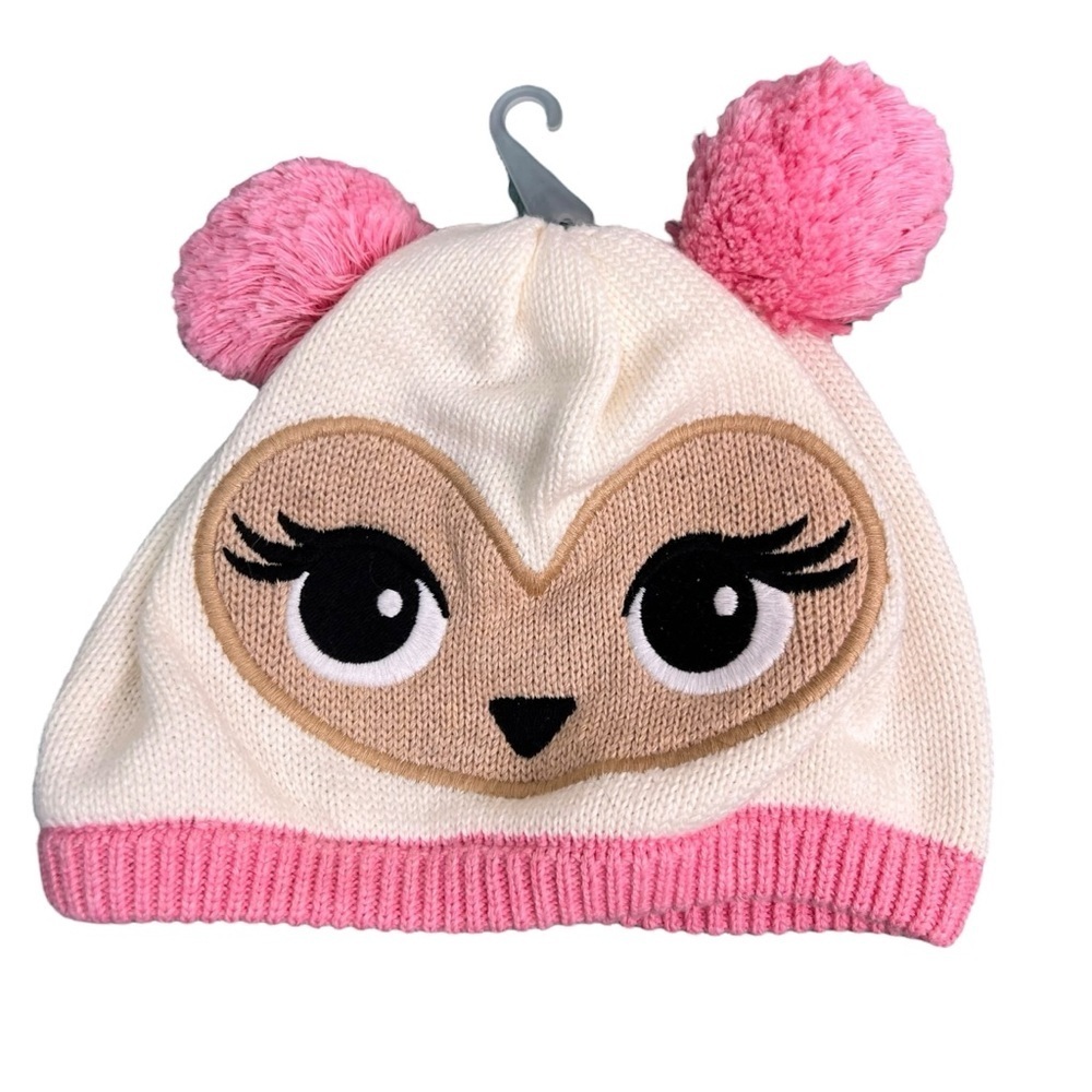 Gymboree Pink Owl Toque Winter Hat NWT Brand New